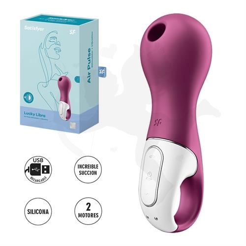 Lucky Libra succionador estimulador de clitoris con carga USB