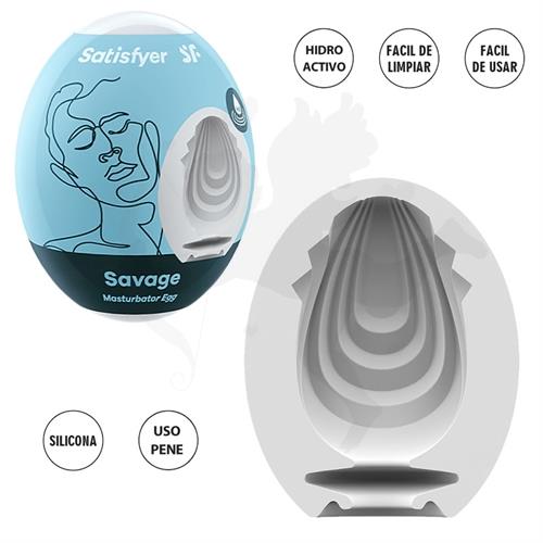 Masturbador Egg Single savage 